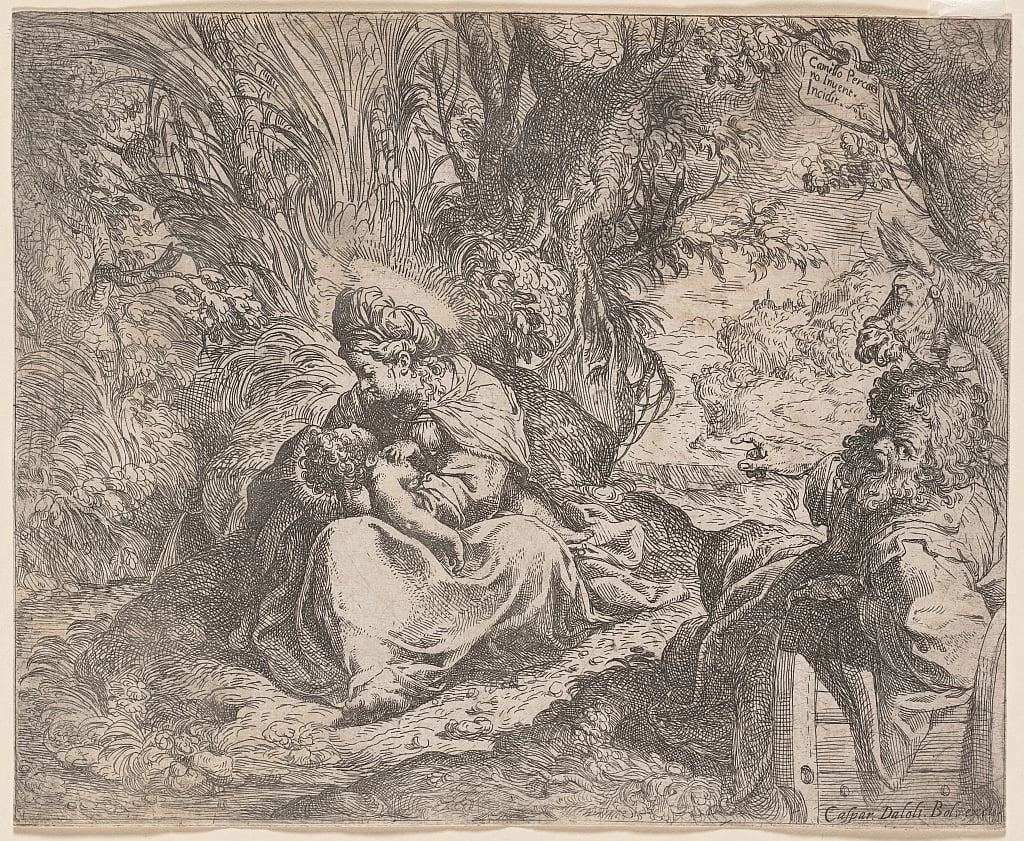 Riposo durante la fuga in Egitto - Ailsa Mellon Bruce Fund, National Gallery of Art